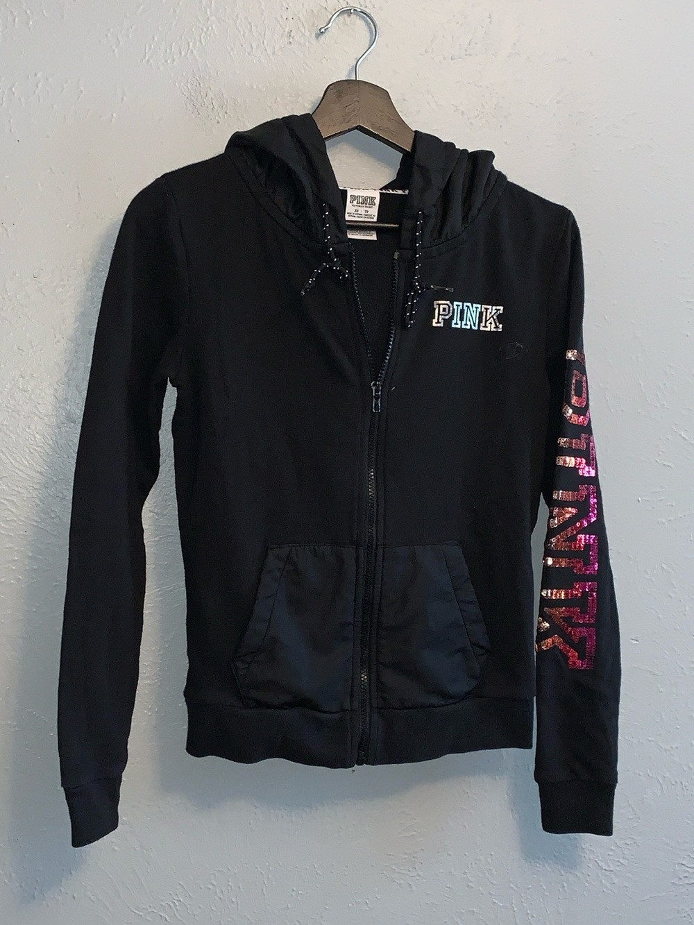 Vs sequin full zip